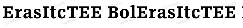 ErasItcTEE BolErasItcTEE Boldd字体转换